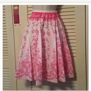 SIZE 6 BENTLEY A. SKATER SKIRT